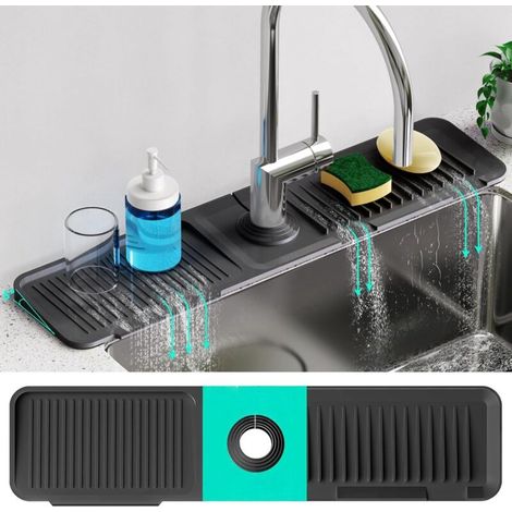 Silicone Kitchen Faucet Mat - Absorbant Mat
