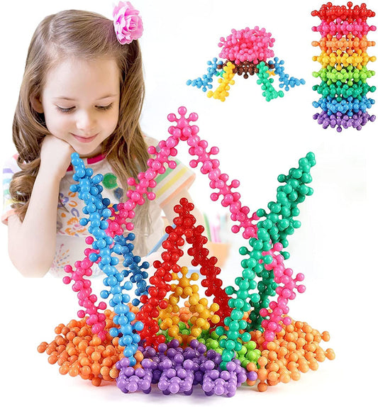 Colorful Flower Building Blocks for Kids