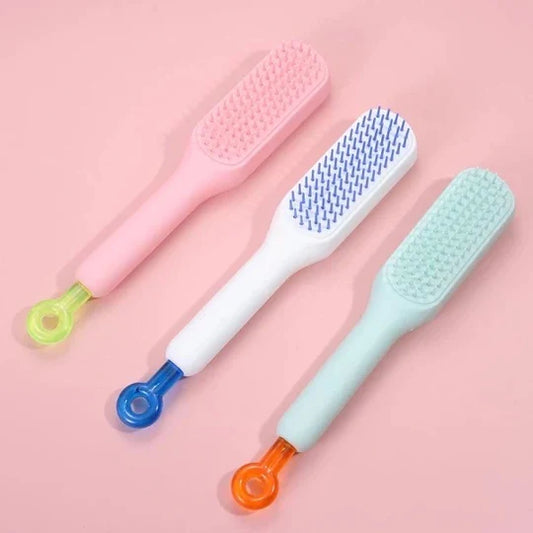 Self-Cleaning Anti-Static Hair Brush and Magic Comb