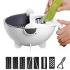 Multifunctional Vegetable Chopper with Drain Basket