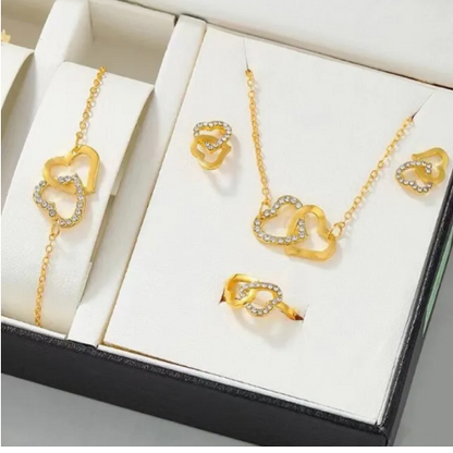 Jewelry Sets Of Ring Earrings Necklace For Women