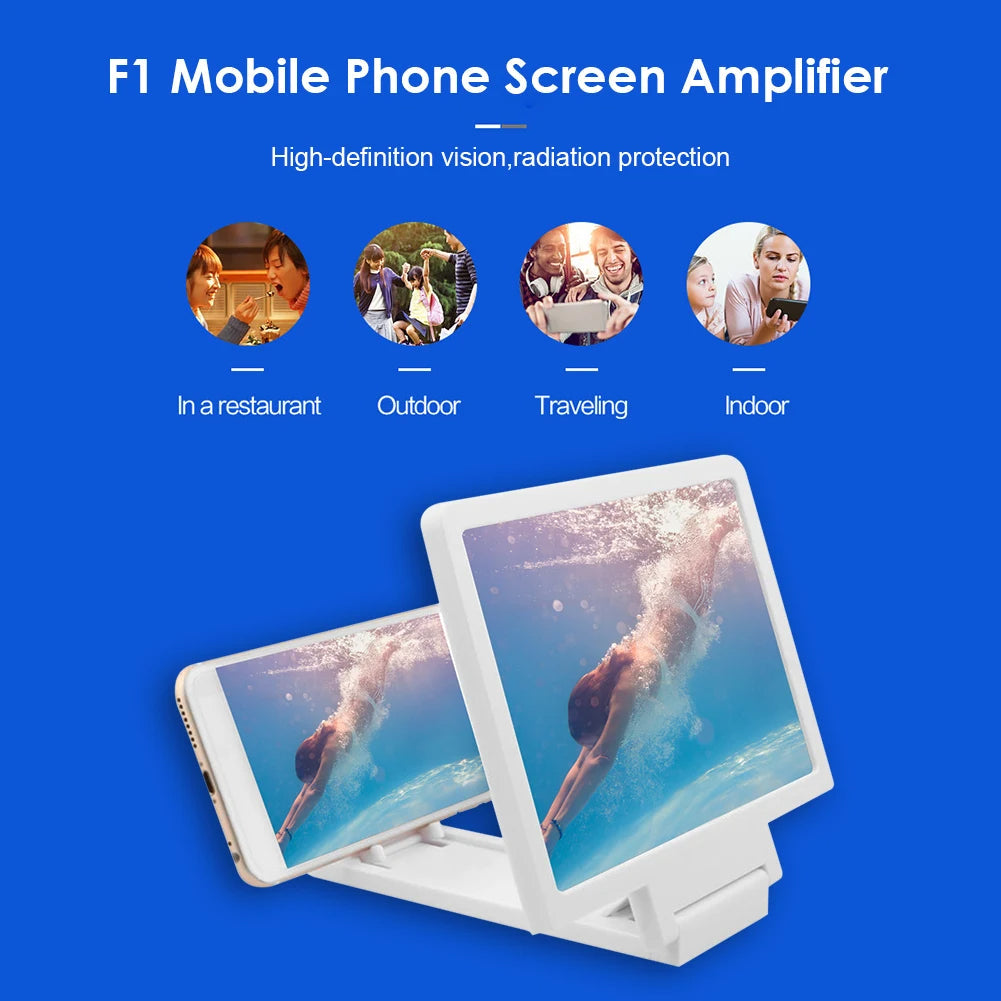 Mobile Phone Screen Magnifier-3D Magnifier Tablet