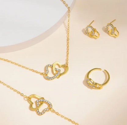 Jewelry Sets Of Ring Earrings Necklace For Women