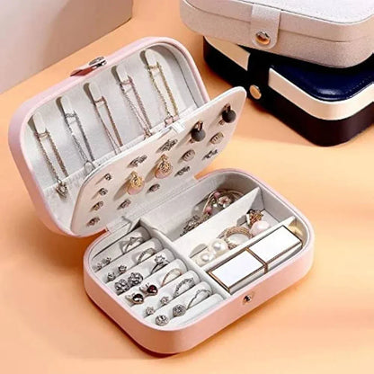 Korean Ins Style Portable Jewelry Storage Box.