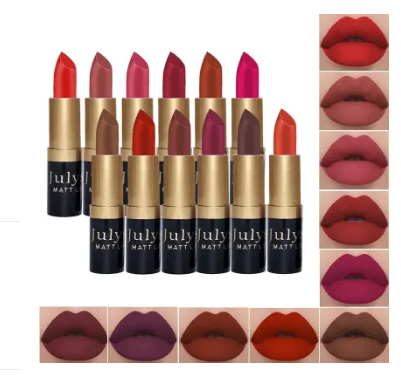 12 Pcs Matte Lipstick Box Original Product No Ratings