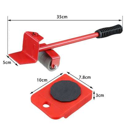 Furniture Moving Tool with 360° Rotating Wheels