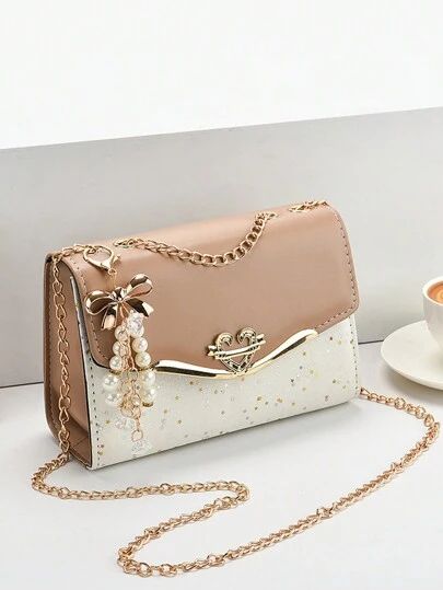 Trendy Fashion Ladies Crossbody Small Square Bag Girls Shoulder Bag.