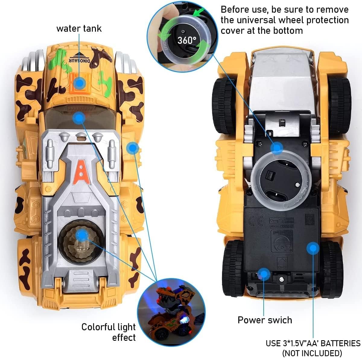 Spray Deformation Dinosaur Fighting vehicle