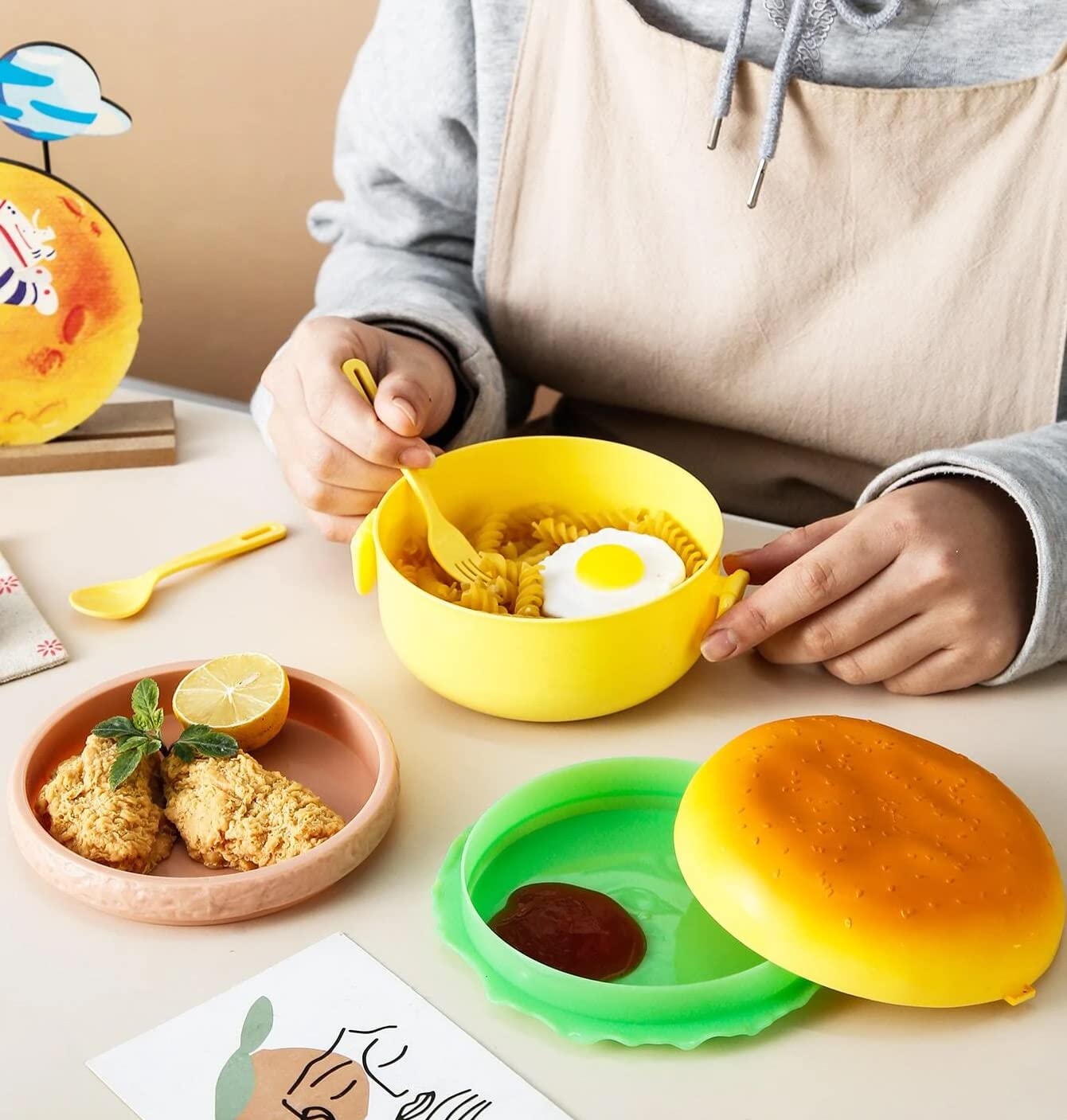 BurgerBite Lunch Box - The Perfect Tiffin Box for Kids