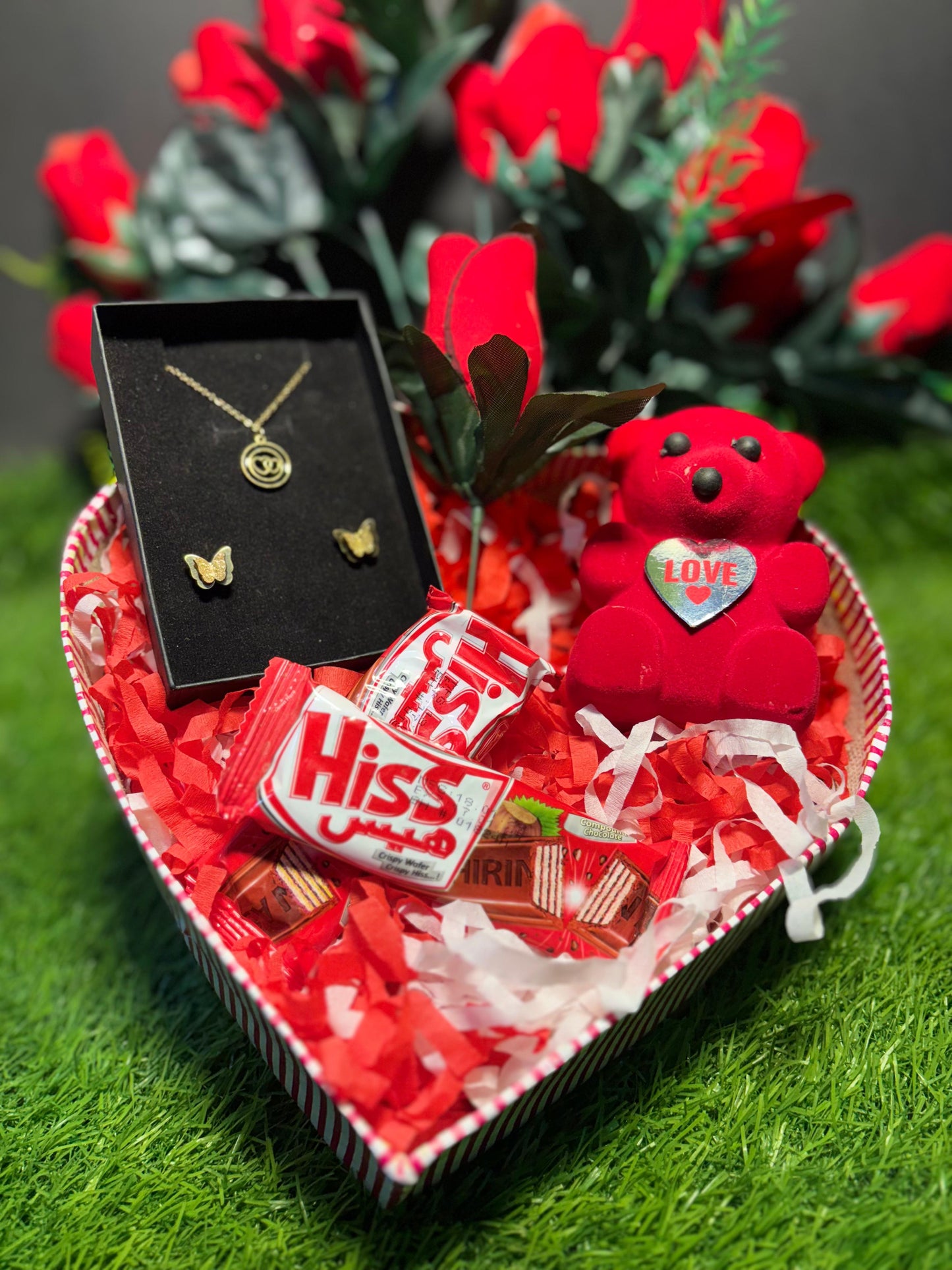 Romantic Heart-Shaped Gift Box