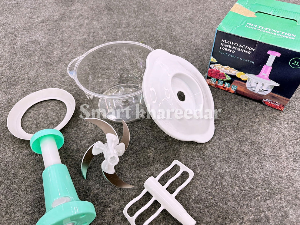 Manual Hand Push chopper - 1.5L capacity