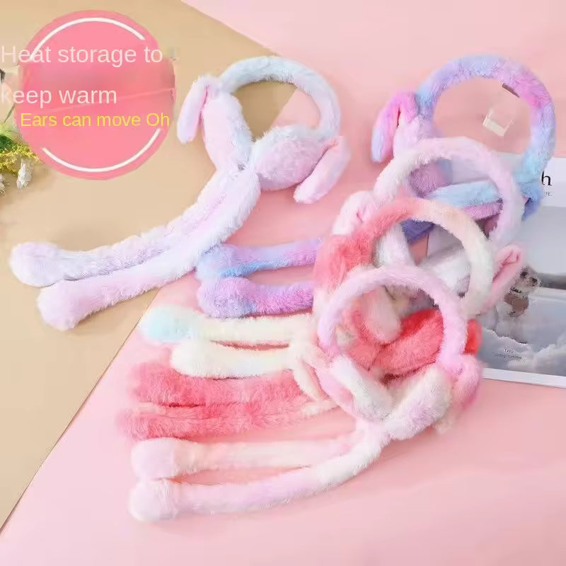 Bunny Earmuffs With Moving Ears 😍