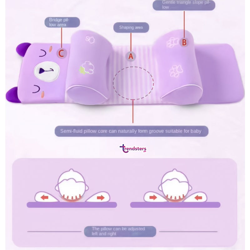 Baby Head Shaping Support Pillow 👶🎀