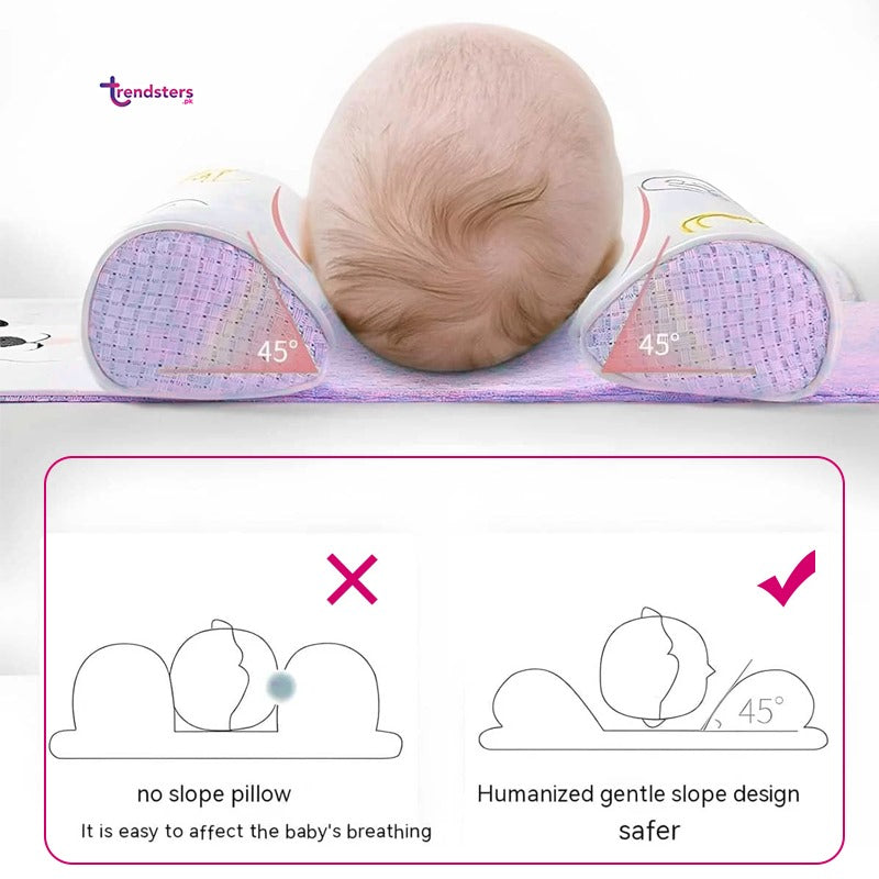 Baby Head Shaping Support Pillow 👶🎀