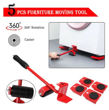 Furniture Moving Tool with 360° Rotating Wheels