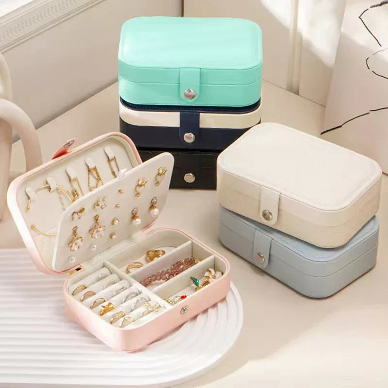 Korean Ins Style Portable Jewelry Storage Box.