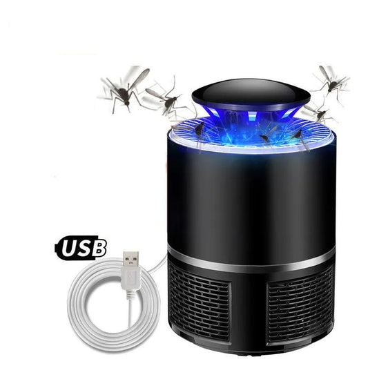 Electric Mosquito Trap Blue Light Mosquito Killer Lamp with USB Power Suction Fan No Zapper Child Safe