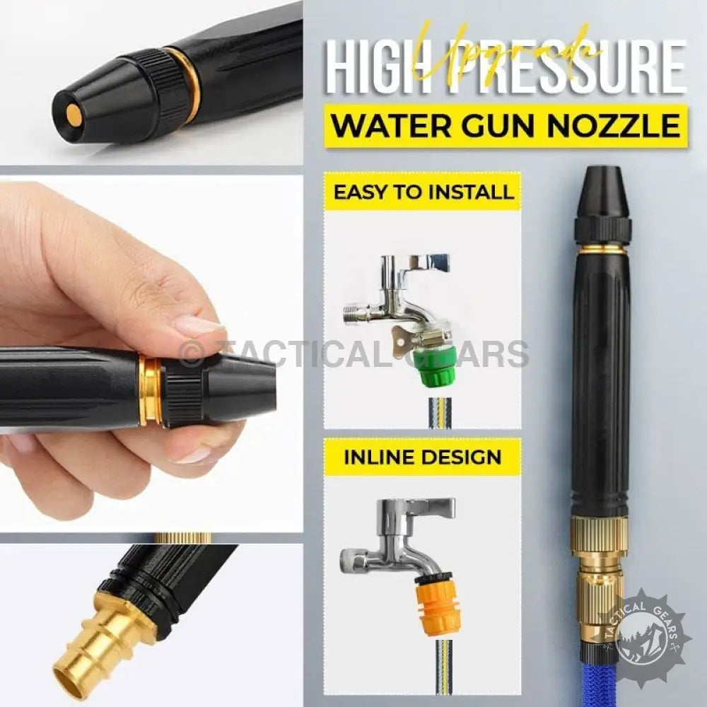 High Pressure Water Nozzle for Hose Pipe | 3 Modes ✨