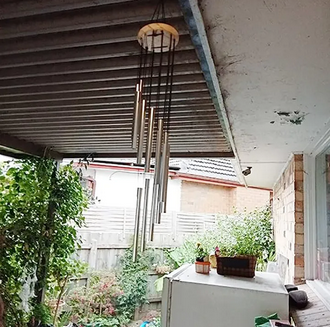 12 Tubes Aluminum Alloy Wind Chimes with Hook