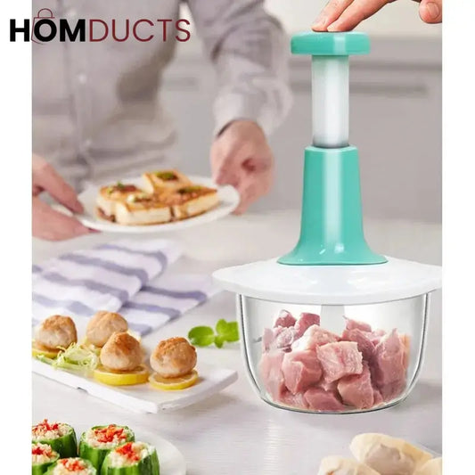 Manual Hand Push chopper - 1.5L capacity