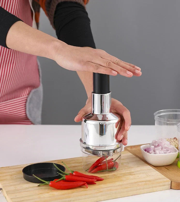 Onion Garlic Food Hand Chopper Cutter Slicer 🧄🧅